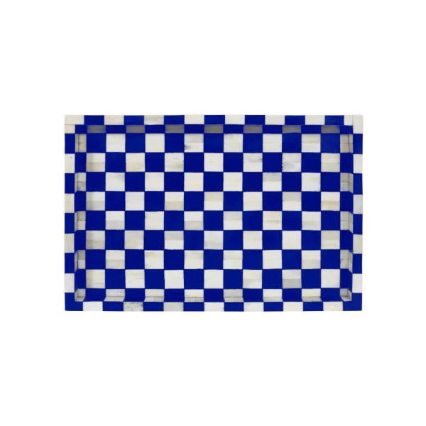 Maze Tray - Blue Bone Inlay