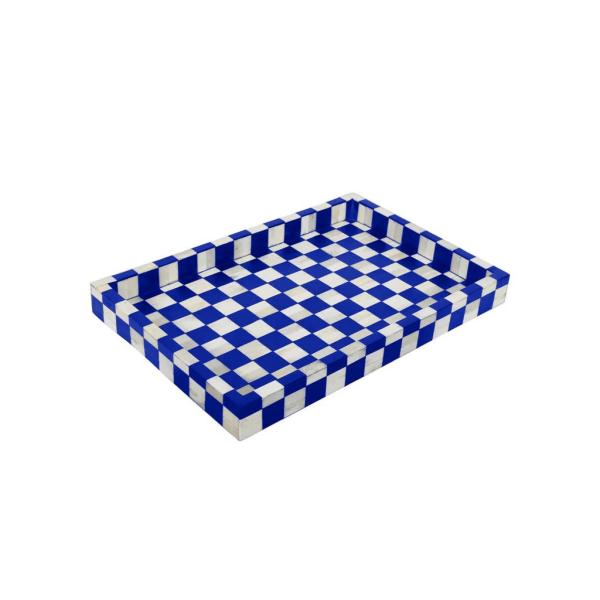 Maze Tray - Blue Bone Inlay