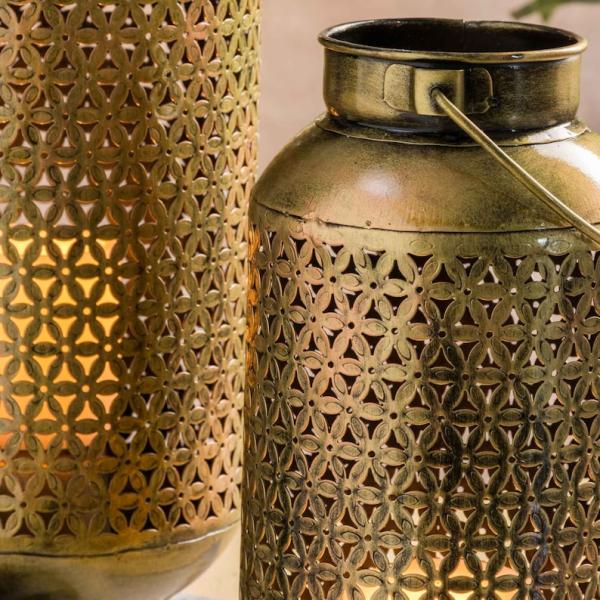 Kara Lantern - Set of 2 Tealight Candle Holder