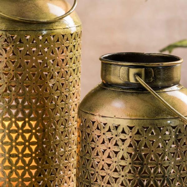 Kara Lantern - Set of 2 Tealight Candle Holder