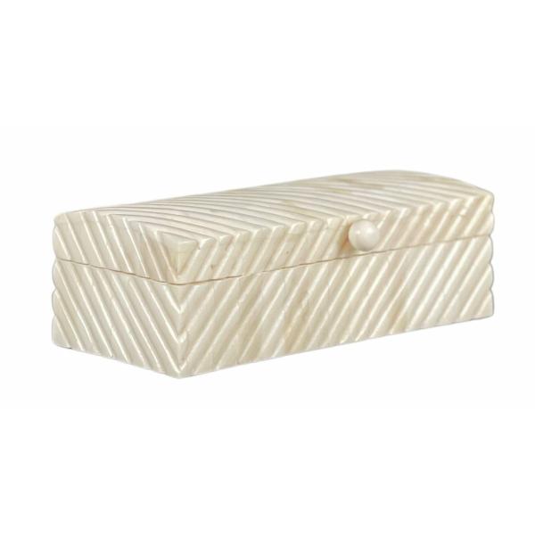 Zorah Small Box - Bone Carved