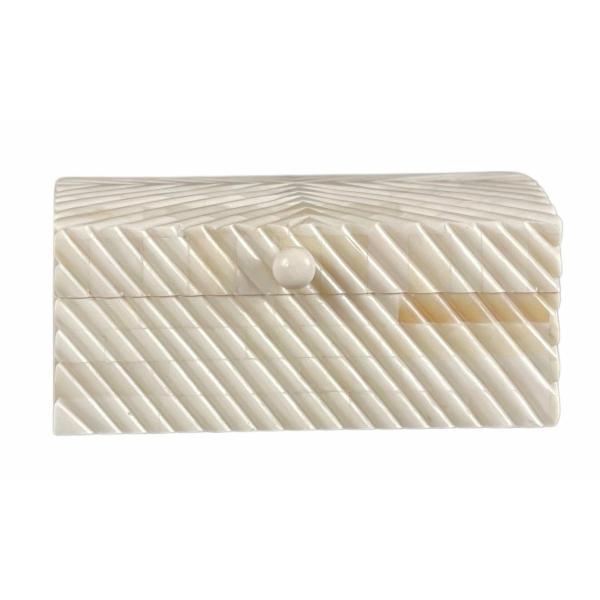 Zoya Small Box - Bone Carved