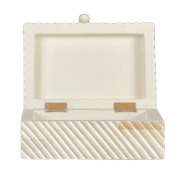 Zoya Small Box - Bone Carved