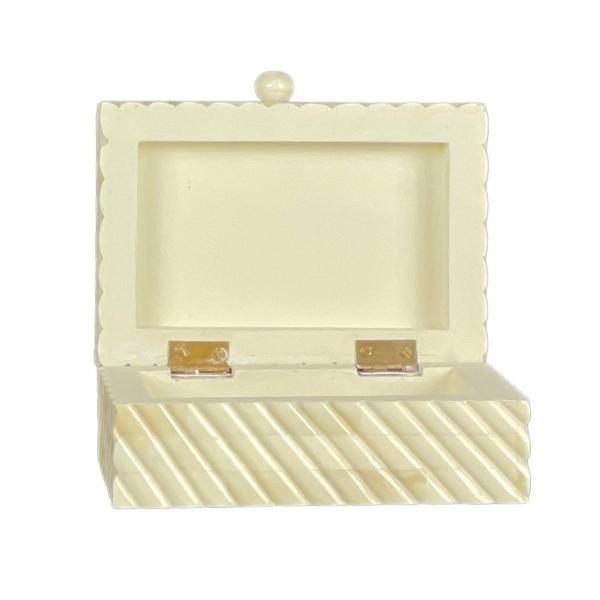 Zari Small Box - Bone Carved
