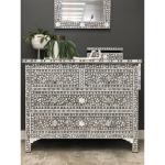 Iris Chest of Drawers - Grey Mother of Pearl