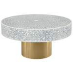 Jade Coffee Table - Grey Bone Inlay