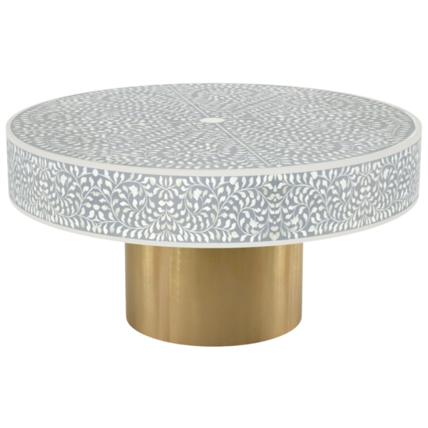 Jade Coffee Table - Grey Bone Inlay