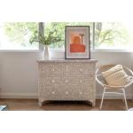 Jade Chest of Drawers - Grey Bone Inlay