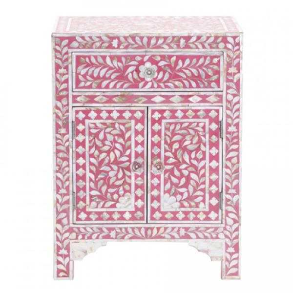Iris Side Drawer - Pink Mother of Pearl