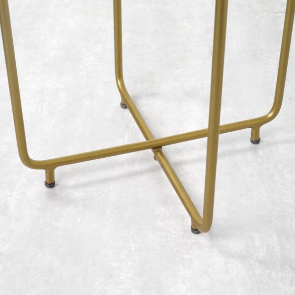Farid Side Table - Black Marble