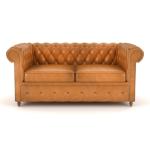 Alif 2 Seater Sofa - Dark Brown Buffalo Leather