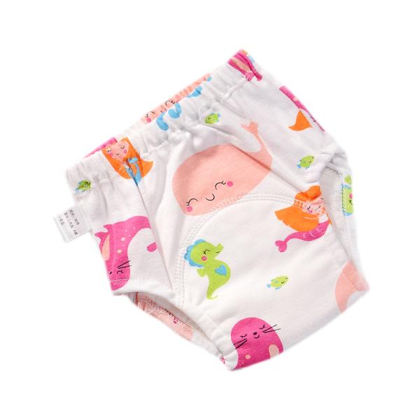 Infant Study Pants Breathable Training Pants Baby Diaper Pocket Six-layer Toilet Diaper Pants Crotch Waterproof Diaper Pants