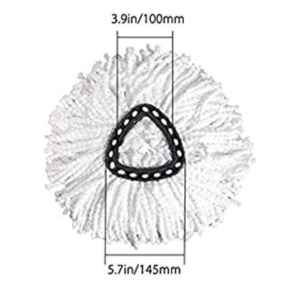 Thickened Fine Fiber Cotton Gauze Head Triangle Rotating Mop Head Replacement For Vileda O-cedar Mops