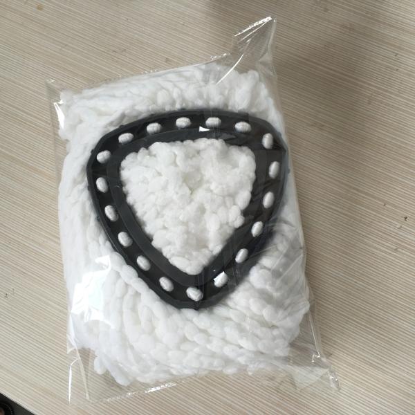 Thickened Fine Fiber Cotton Gauze Head Triangle Rotating Mop Head Replacement For Vileda O-cedar Mops