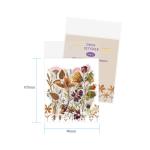 Waterproof Transparent Pet Flower Stickers Bullet Journal Diy Tulip Material Handbook Decals Office Culture Stationery Stickers