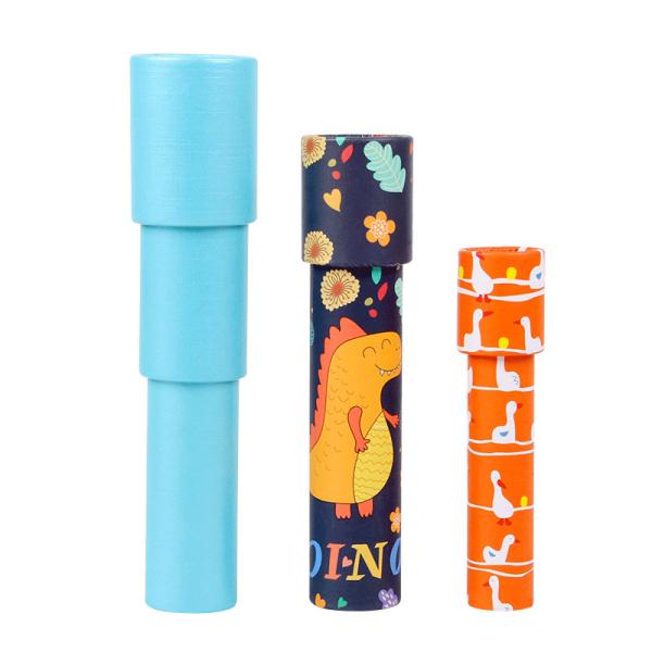 Kaleidoscope Toy Colorful Patterns Mirrored Tube Prism