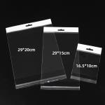 Transparent Opp Plastic Bag White Card Head Hanging Hole For Airplane Hole Packaging