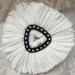 Thickened Fine Fiber Cotton Gauze Head Triangle Rotating Mop Head Replacement For Vileda O-cedar Mops