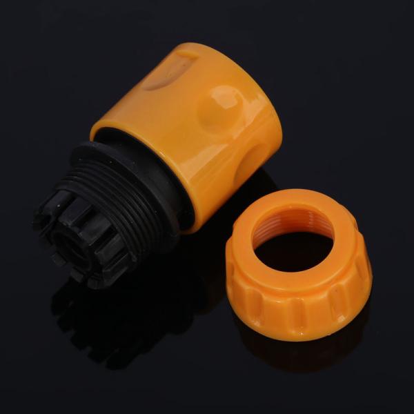 High Quality Yellowish Brown 4-point Water Connector Plastic Quick Connect Water Pipe Joint