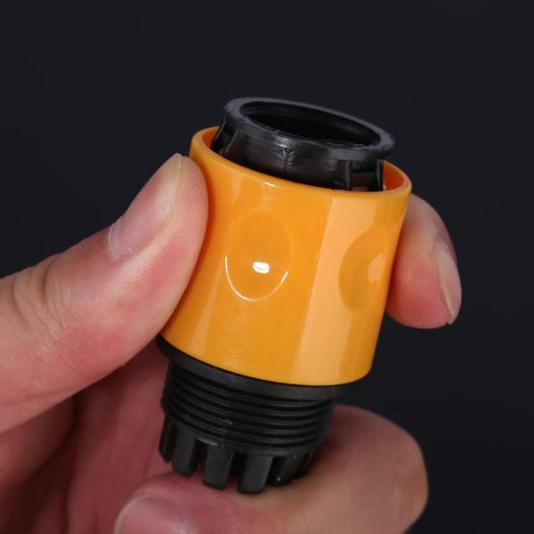 High Quality Yellowish Brown 4-point Water Connector Plastic Quick Connect Water Pipe Joint