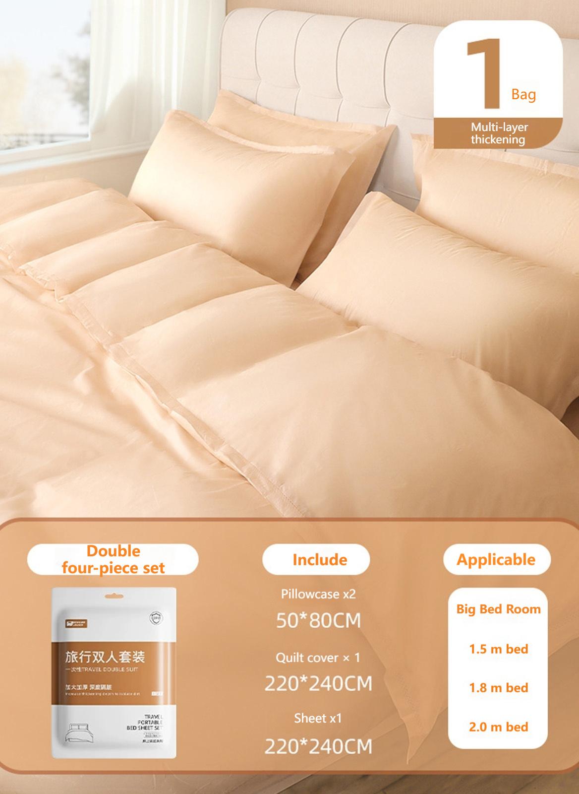 Four-piece bed sheet