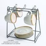 Ceramic Coffee Cup And Saucer