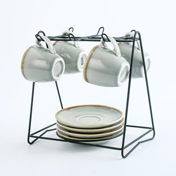 Ceramic Coffee Cup And Saucer