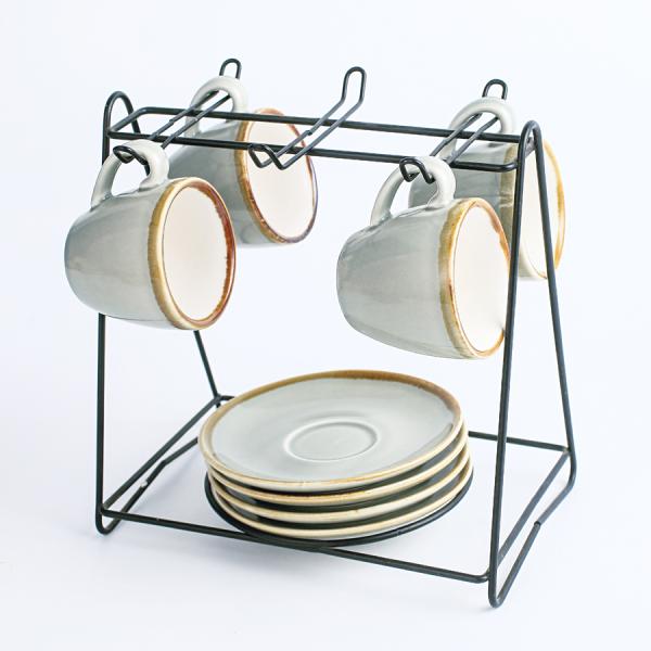 Ceramic Coffee Cup And Saucer