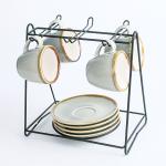 Ceramic Coffee Cup And Saucer