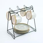 Ceramic Coffee Cup And Saucer