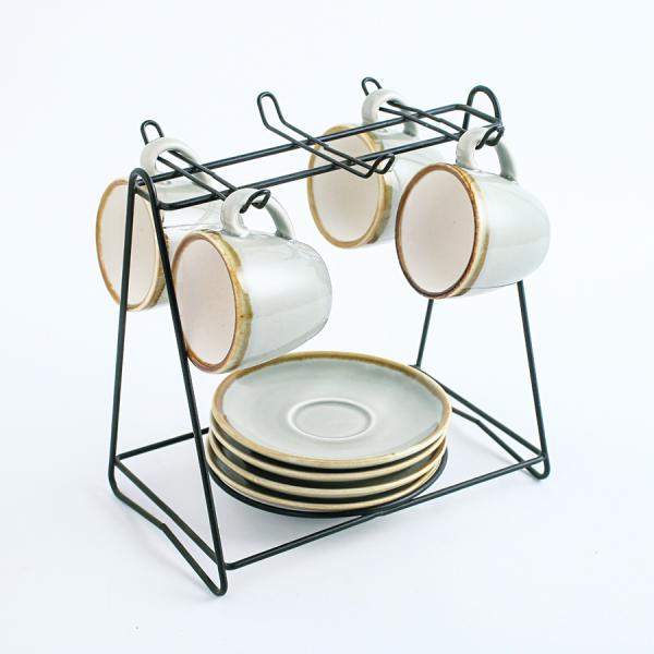 Ceramic Coffee Cup And Saucer