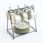 90 ml Ceramic Coffee Cup And Saucer