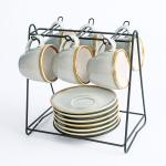 90 ml Ceramic Coffee Cup And Saucer