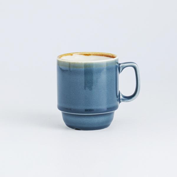 Kiln glazed ceramic cup
