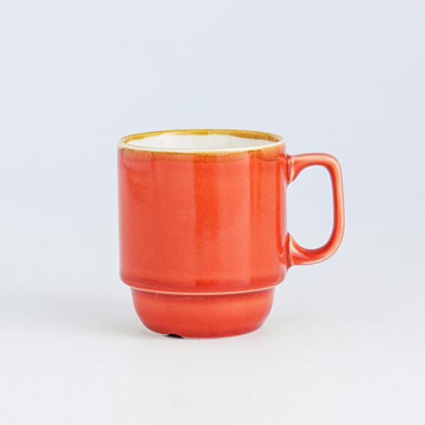 Kiln glazed ceramic cup