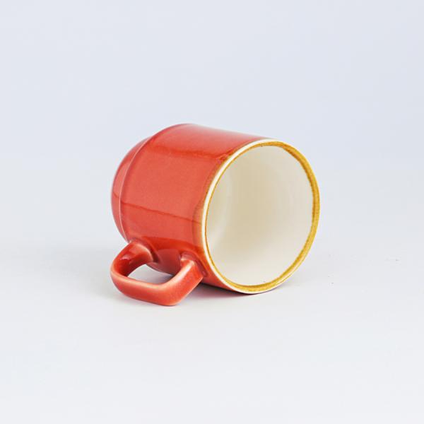 Kiln glazed ceramic cup