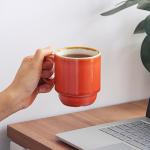 Kiln glazed ceramic cup