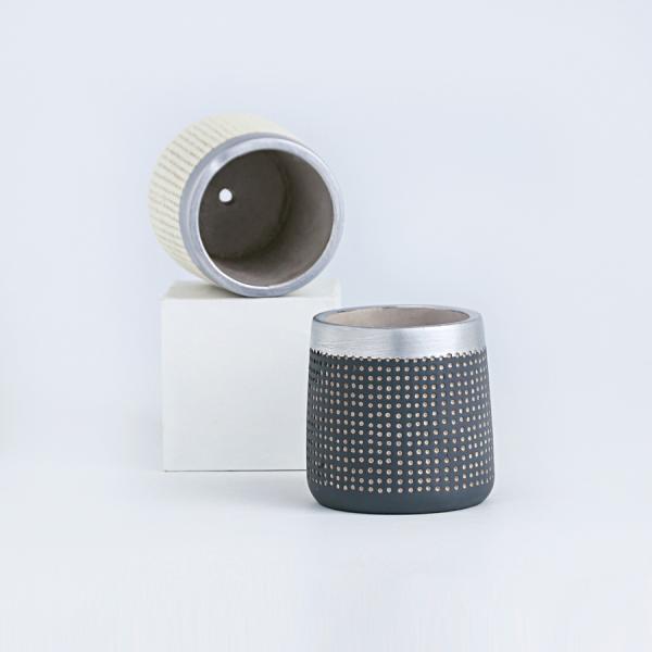 Modern Indoor Ceramic Flowerpot
