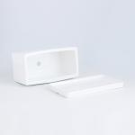 White Ceramic Flowerpot
