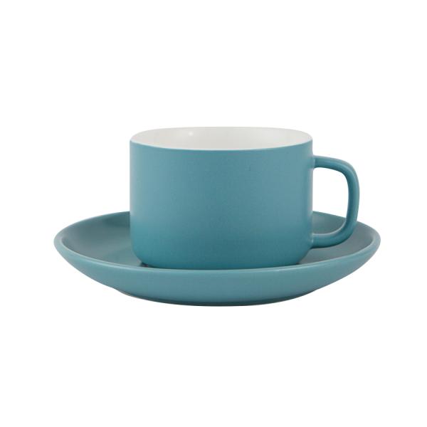 Square Handle Cup And Saucer