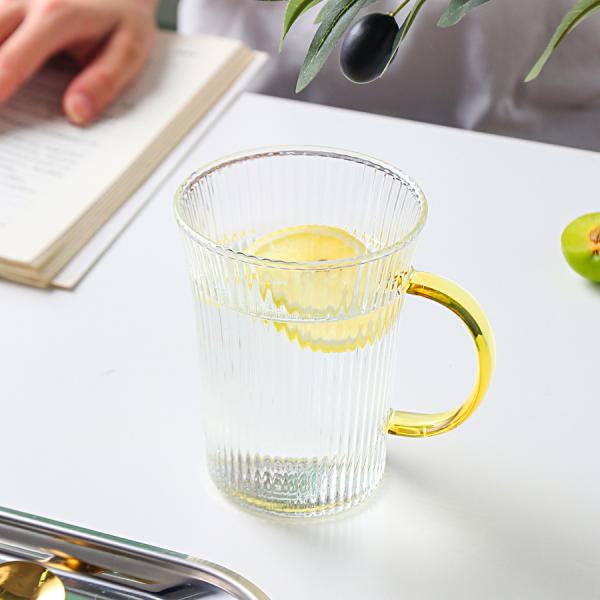 380 ml Yellow Handle Glass