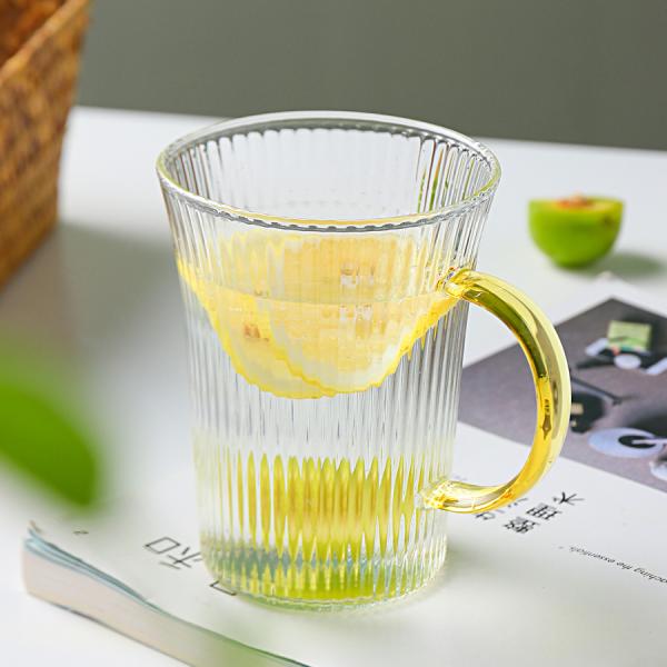 380 ml Yellow Handle Glass