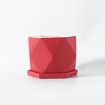 Ceramic Flowerpot With Tray