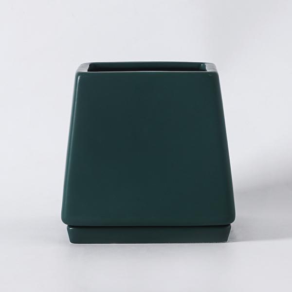 Ceramic Flowerpot With Separating Tray