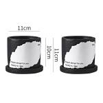 2-piece Cement Flowerpot