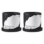 2-piece Cement Flowerpot