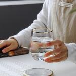 Glass Water Cup