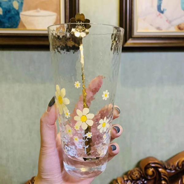 440 ML Glass Water Cup