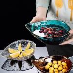 8 inch Glass Fruit Plate