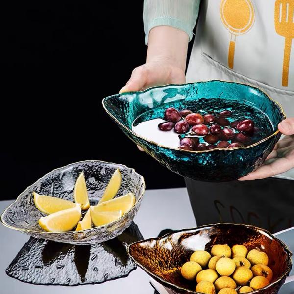 8 inch Glass Fruit Plate